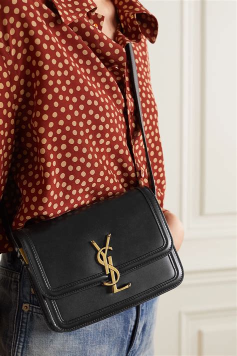 ysl bag white and black|yves saint laurent shoulder bag.